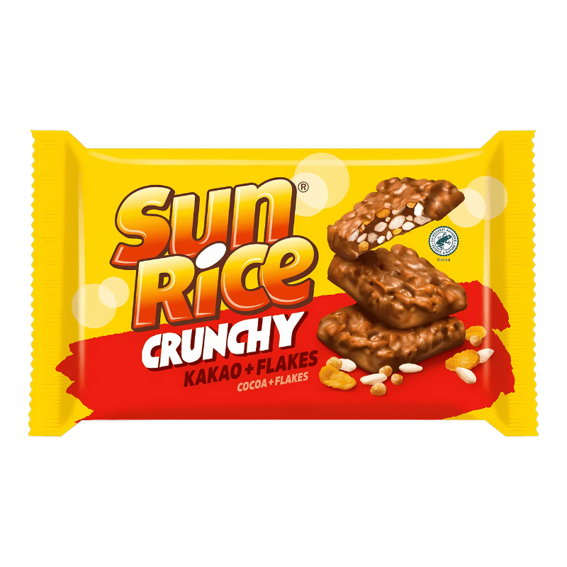 Sun Rice Croquant Cacao + Flocons 14 Pièces 208g