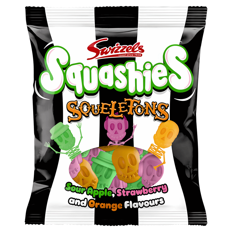 Swizzels Squashies Squelettes Saveurs Pomme Acide