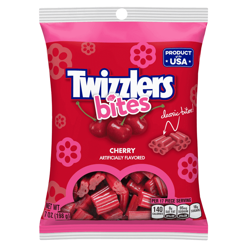 Twizzlers Bites Cherry 198G
