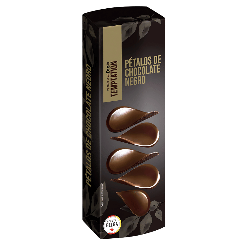 Temptation Pétalos de Chocolat Noir Recette Belge 150g