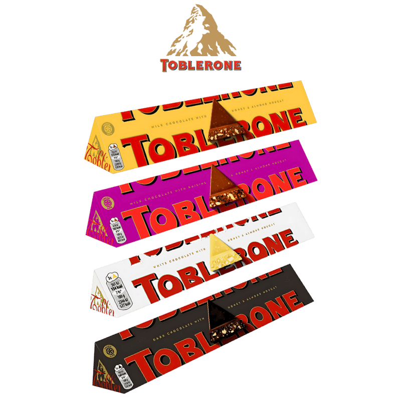 Toblerone Signature - Pack de 4 Chocolats Délicieux