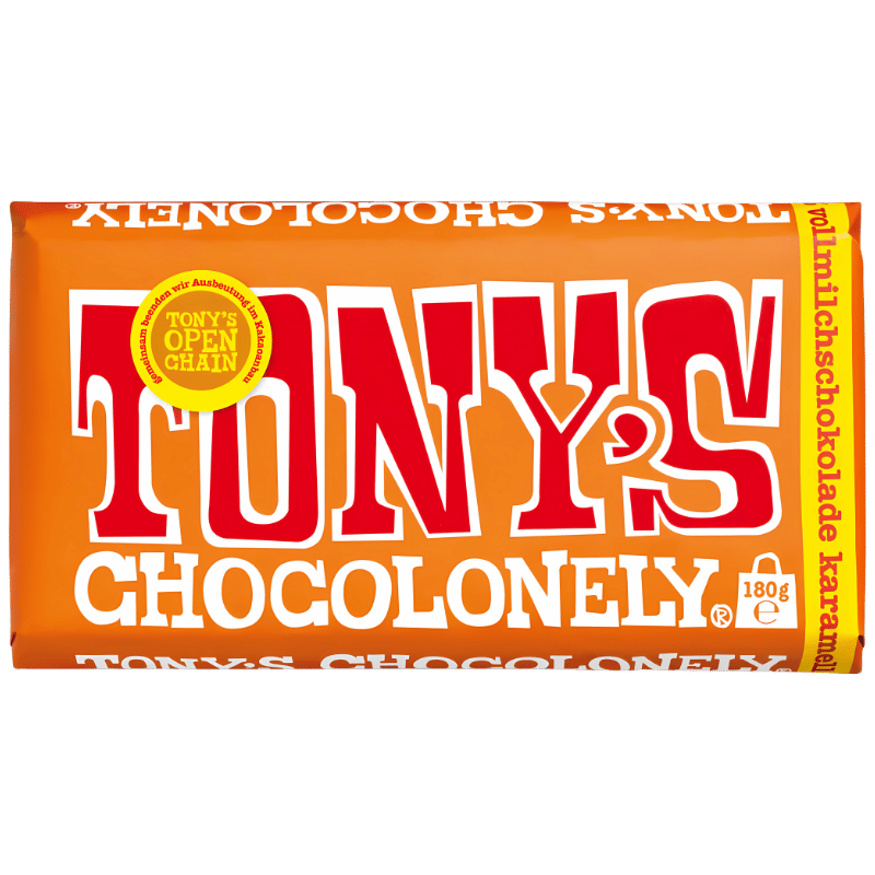 Tony's Chocolonely Chocolat au Lait Caramel Sel de Mer 180g