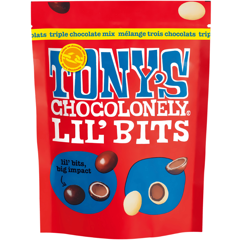 Tony's Chocolonely Lil' Bits Mélange Triple Chocolat 120g