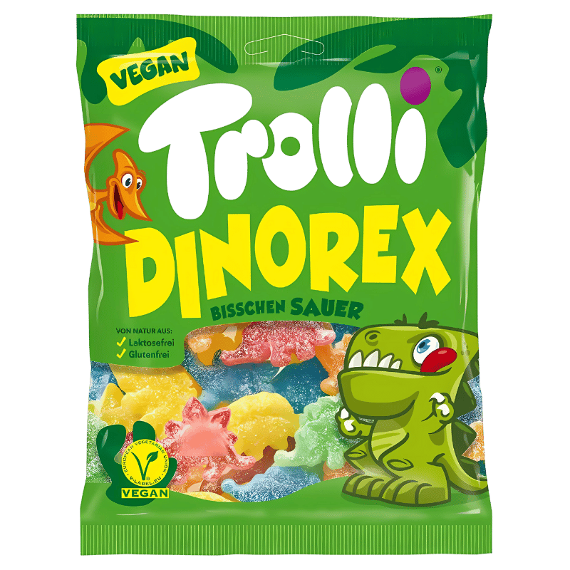 Trolli Dinorex Légèrement Acide 150g