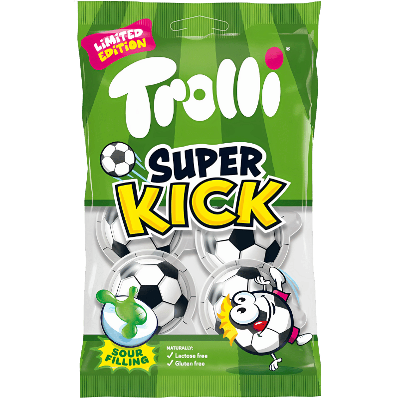 Trolli Super Kick Édition Limitée 4 Pièces 75g