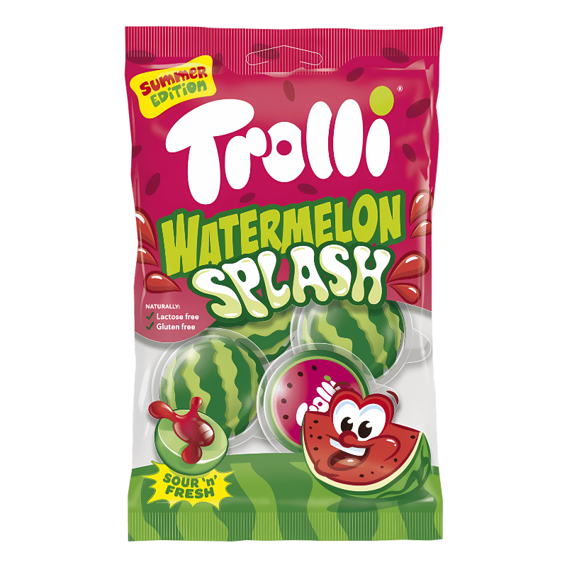 Trolli Watermelon Splash 75g - 4 Pièces