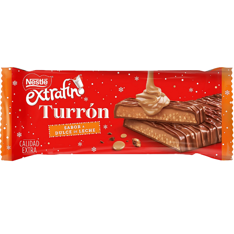 Turrón Saveur Dulce de Leche Nestlé Extrafino Qualité Extra 215g