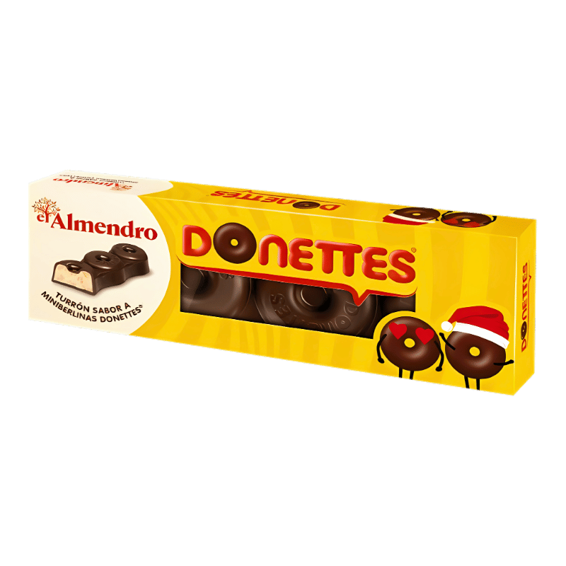 Turrón Saveur Miniberlines Donettes Almendro 150g