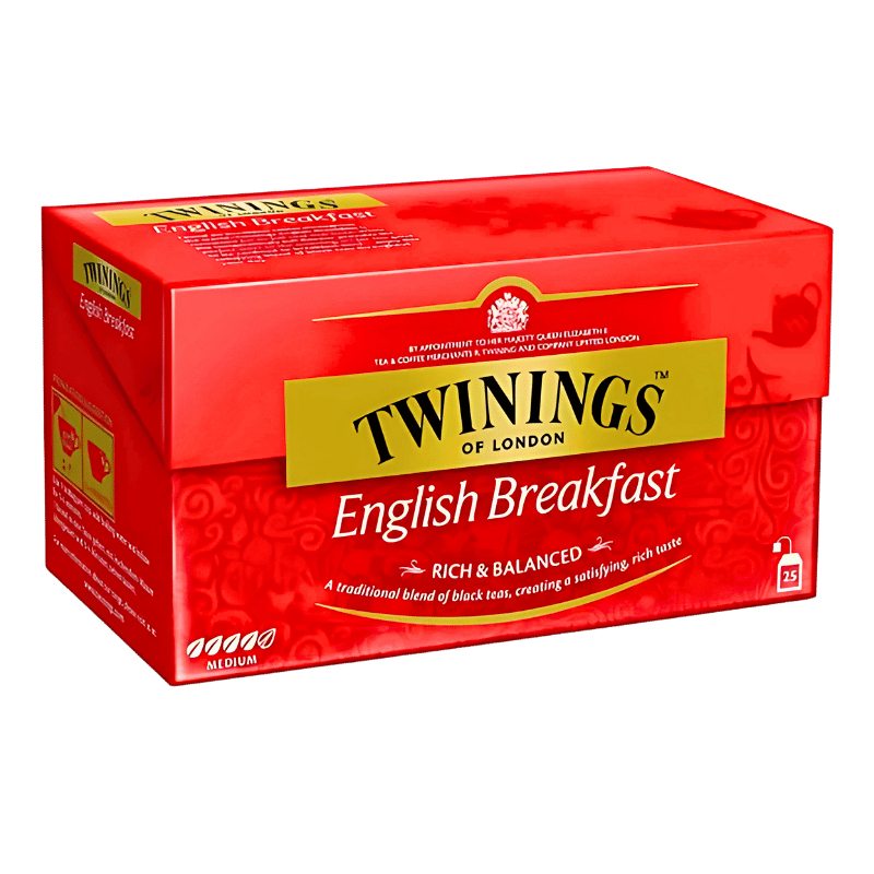 Twinings Thé English Breakfast Décaféiné Medium - 25 Sachets (50g)