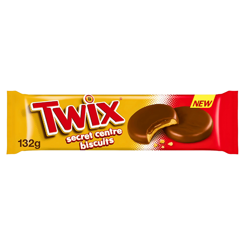 Twix Secret Centre Biscuits 132g