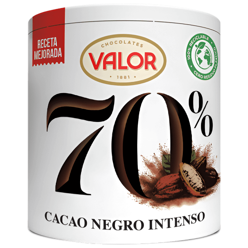Valor Cacao Noir 70% Intense 300g