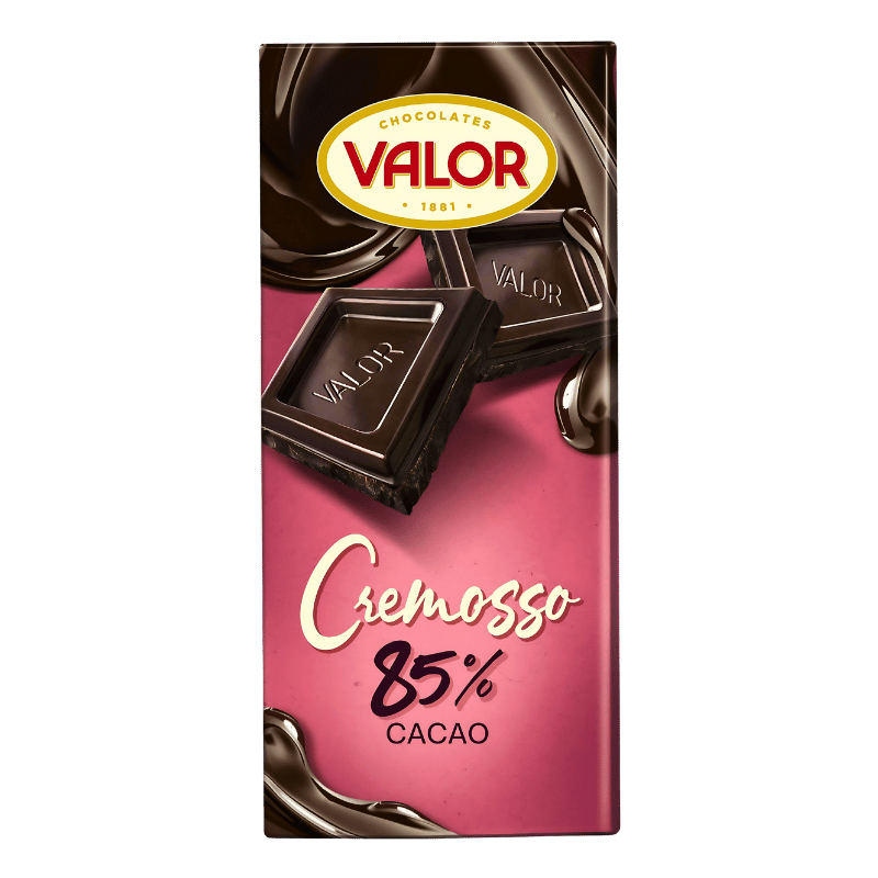 Valor Chocolat Crémeux 85% Cacao 90g