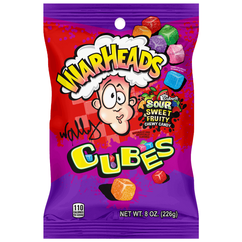 Warheads Chewy Cubes Sour 226G