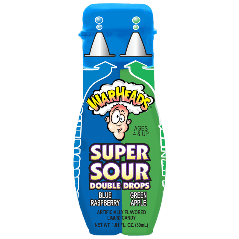 Warheads Double Drop Framboise Bleue Pomme Verte 30ml