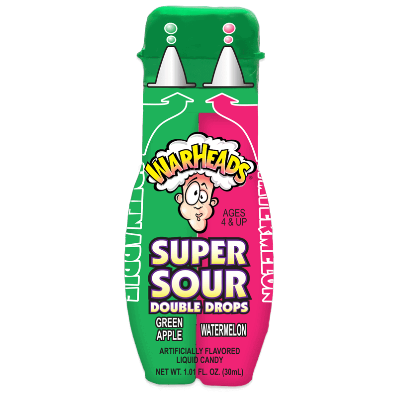Warheads Double Drop Pomme Verte Pastèque 30ml