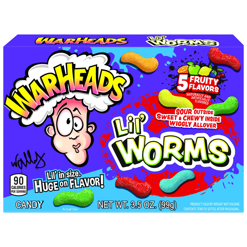 Warheads Lil Worms 99g