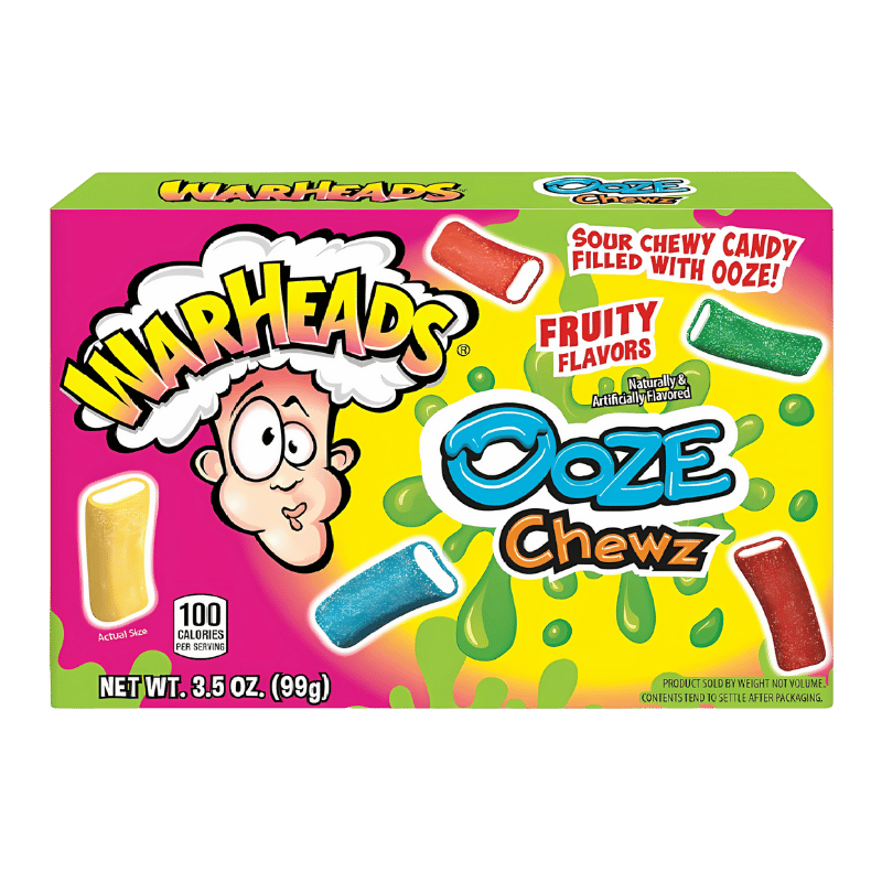 Warheads Ooze Chewz Bonbons Acidulés Fruités 99g