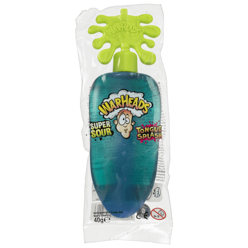 Warheads Tongue Splash Framboise Bleue 40g