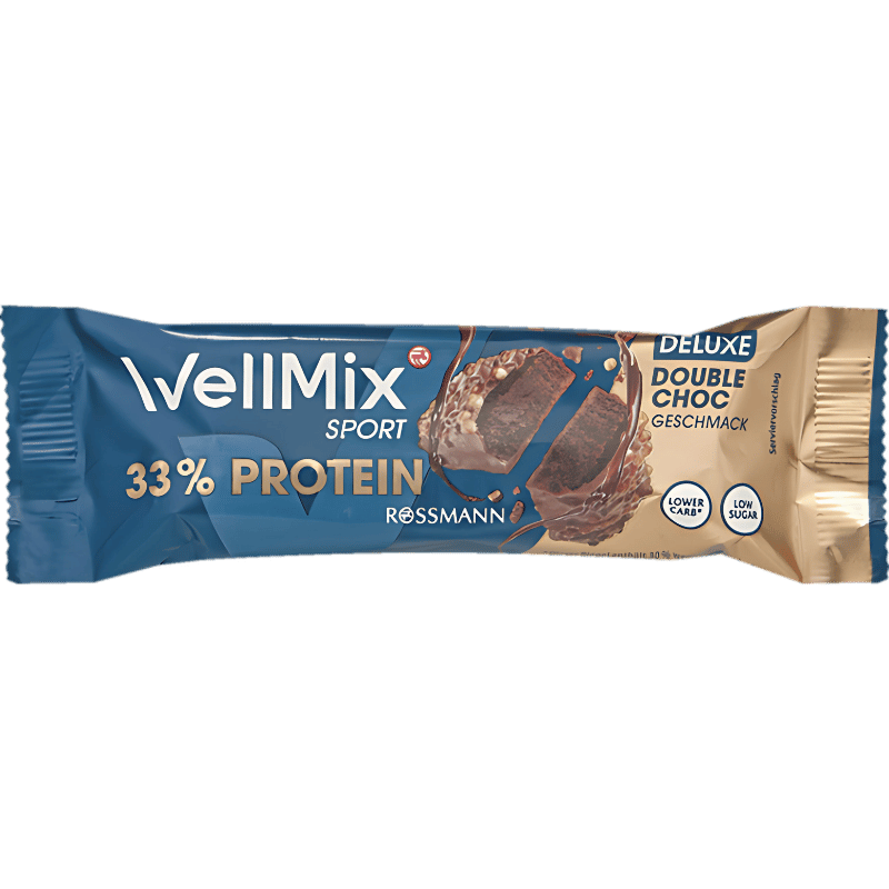 Wellmix Sport 33% Protéine Deluxe Double Chocolat 45g