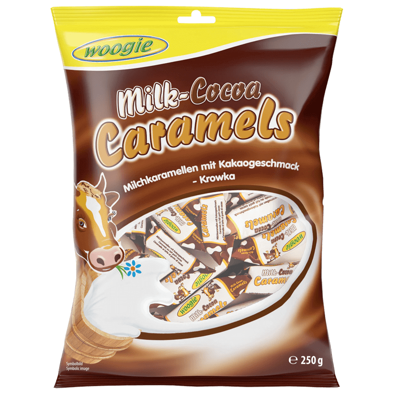 Woogie Caramels Au Lait Cacao 250g