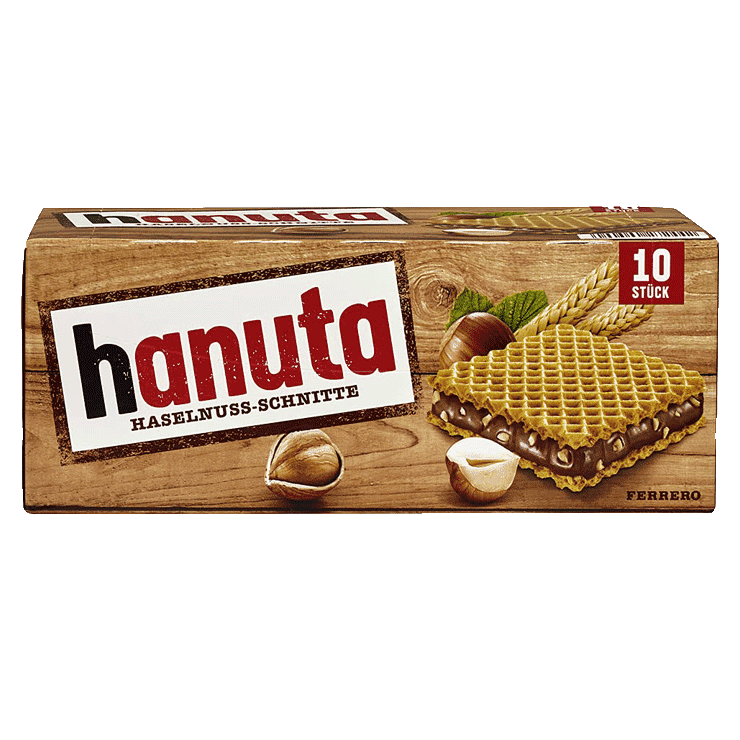 Hanuta Chocolat Noisette 10 pièces