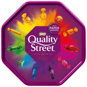 Nestlé Quality Street paper wrapper Boîte De Chocolats 600G