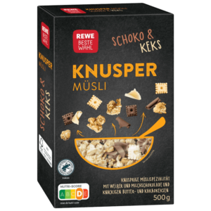 Rewe Muesli Croquant Chocolat Biscuits