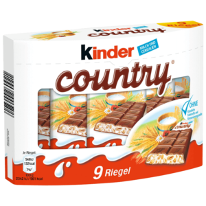 Kinder Country Barres Chocolatées 9 Barres