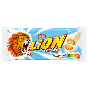 Nestlé Lion Barres De Chocolat À La Noix De Coco (5×30g)