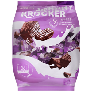 Roshen Johnny Krocker Gaufrettes Enrobées De Chocolat 350g