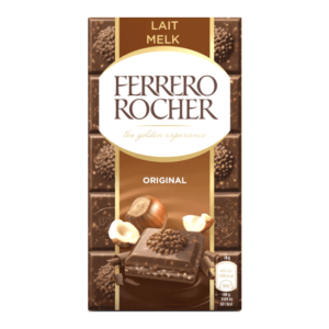 Ferrero Rocher Tablette Chocolat Au Lait Noisette 90g