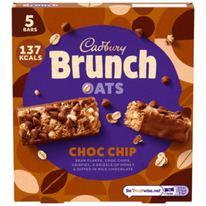 Cadbury Brunch Oats Bar Chocolate Chip 5 Bars