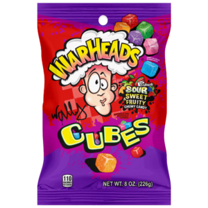 Warheads Chewy Cubes Sour 226G