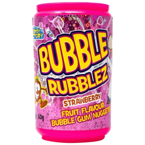 Bubble Rubblez Chewing Gum Fraise 60g