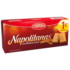Cuétara Biscuits Napolitains Saveur Cannelle 213g
