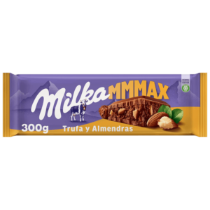 Milka Mmmax Grande Barre De Chocolat Au Lait Amandes Truffe 300g