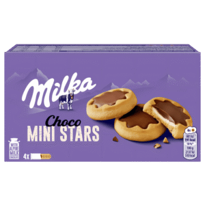 Milka – Choco Mini Stars Biscuits Moelleux au Chocolat 150g