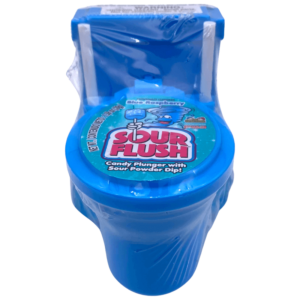 Sour Flush sucette Saveur Framboise Bleue 39g