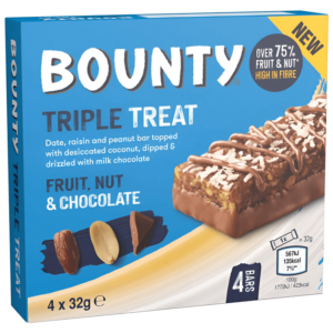 Bounty Triple Treat 4 Barres