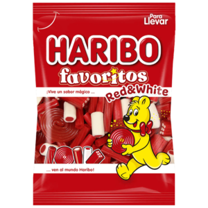 Haribo Favoritos Red And White 90g