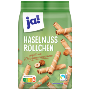 Ja Haselnuss Röllchen 400g