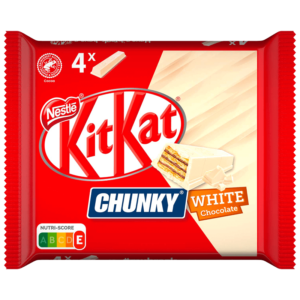 KitKat Chunky Chocolat Blanc Pack 4