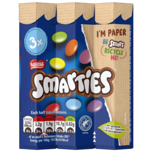 Smarties Tubes De Chocolat Au Lait Pack 3