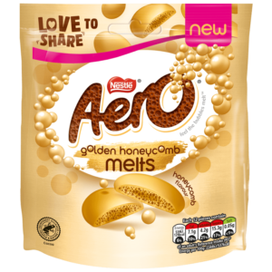 Nestlé Aero Melts Golden Honeycomb 86g