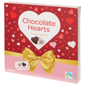 Chocolat Hearts 200g