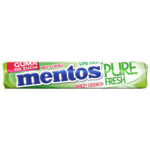 Mentos Pure Fresh Gum Lime Mint 15g