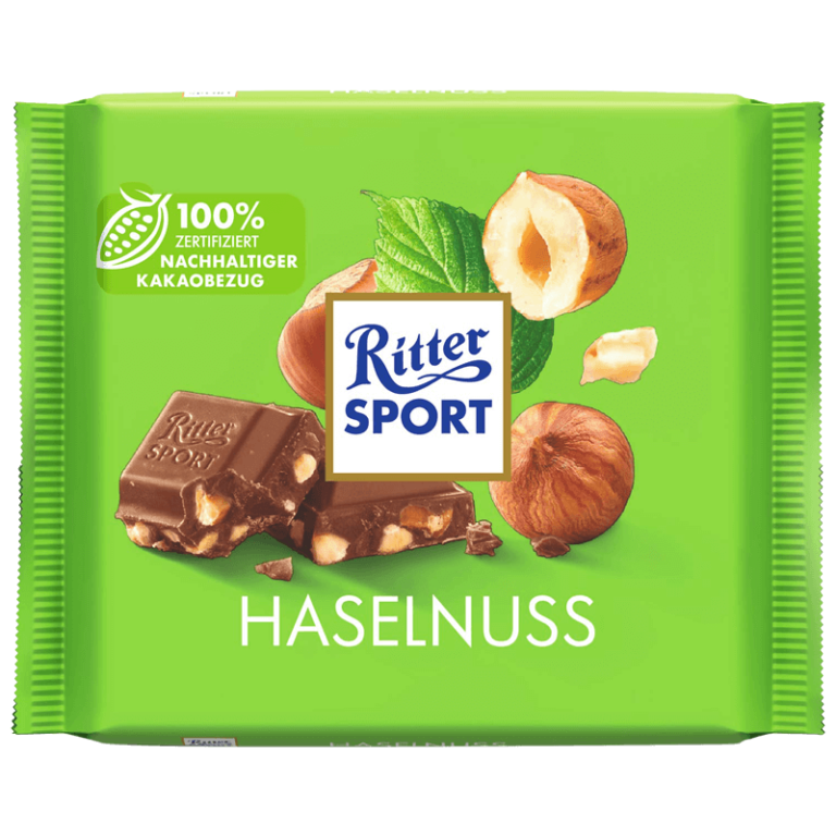 Ritter Sport Chocolat Au Lait Aux Noisettes 100g – Elmercado