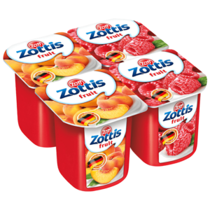 Zott Zottis Fruits Rouges Abricots (Pack 4)