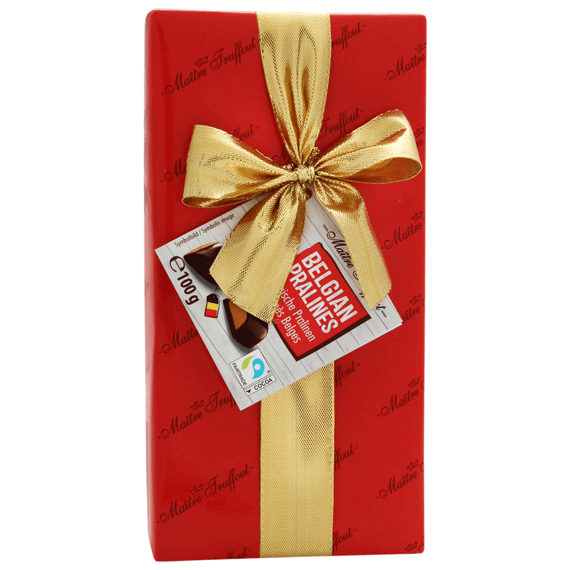 Assortiment De Pralines Coeur Belges Rouges 100g