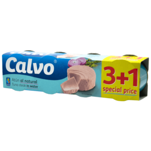 Calvo Thon Pâle Naturel (80g×4)